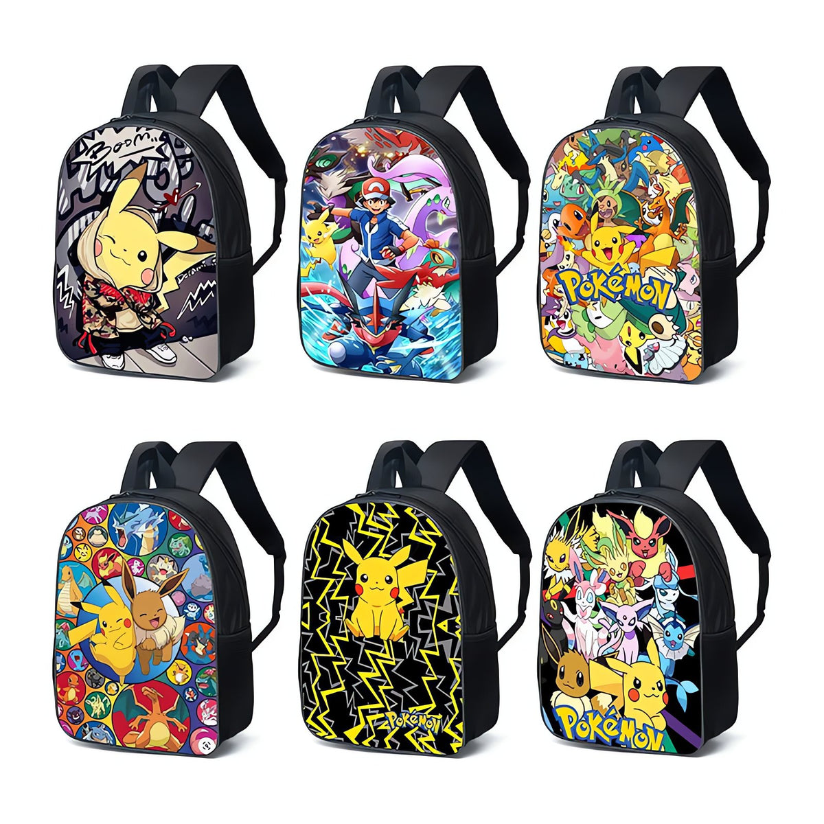 Pokémon backpack with Eevee evolutions design