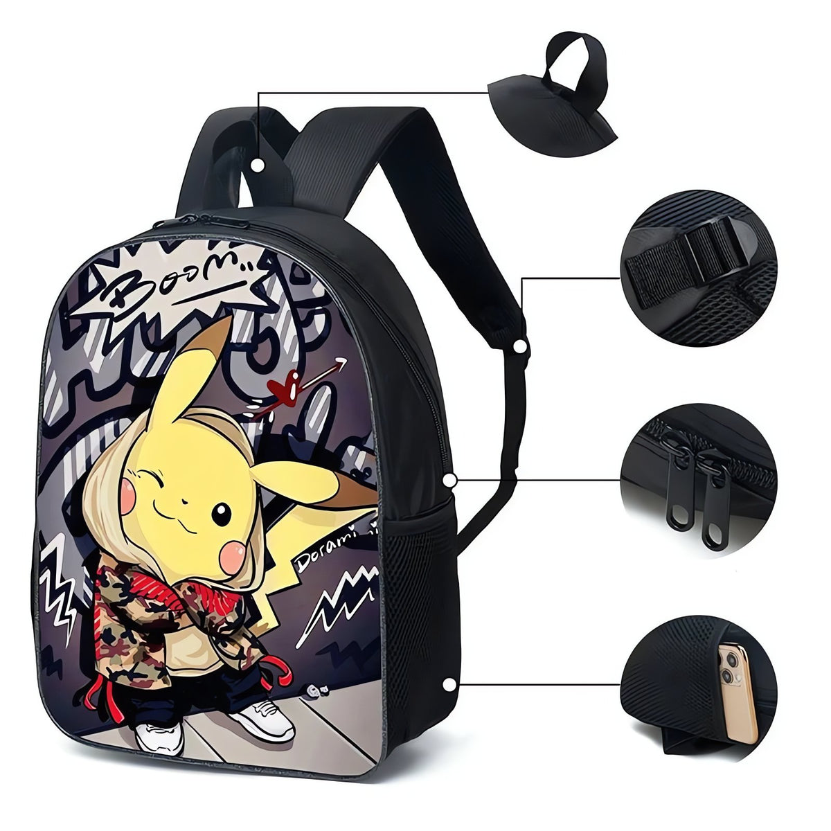 Pokémon backpack with Eevee evolutions design – photo 3