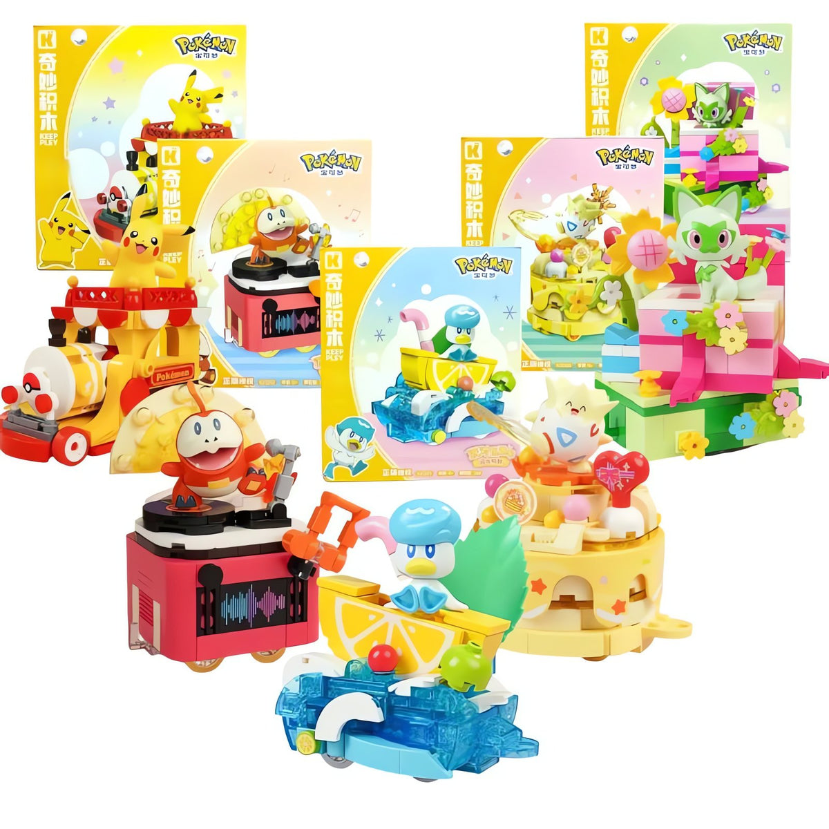 Pokémon building block figure