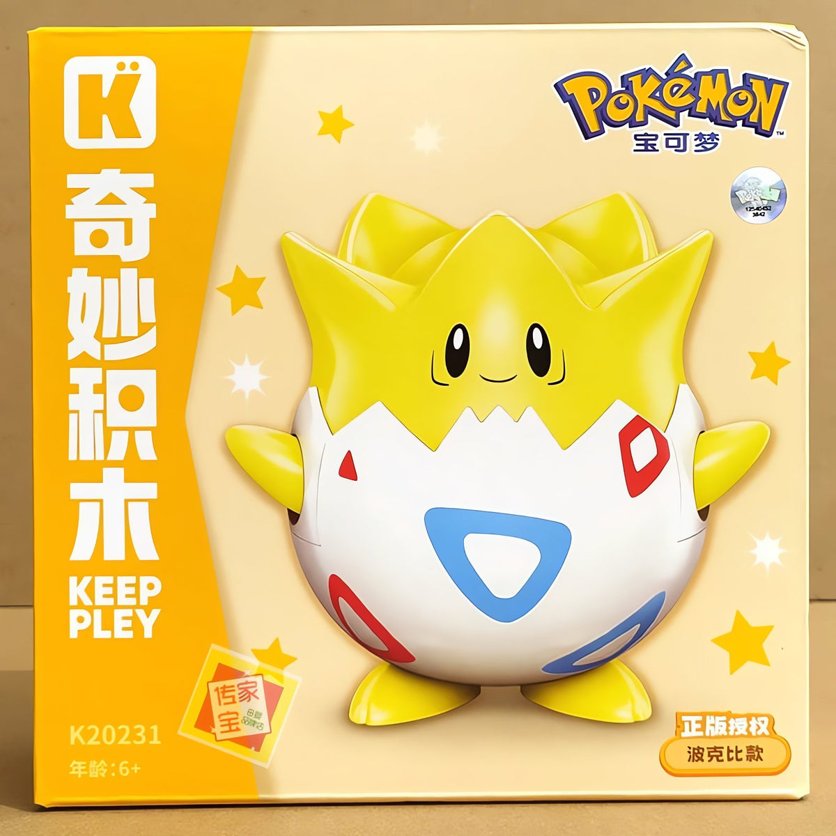 Pokémon building block figures – Togepi