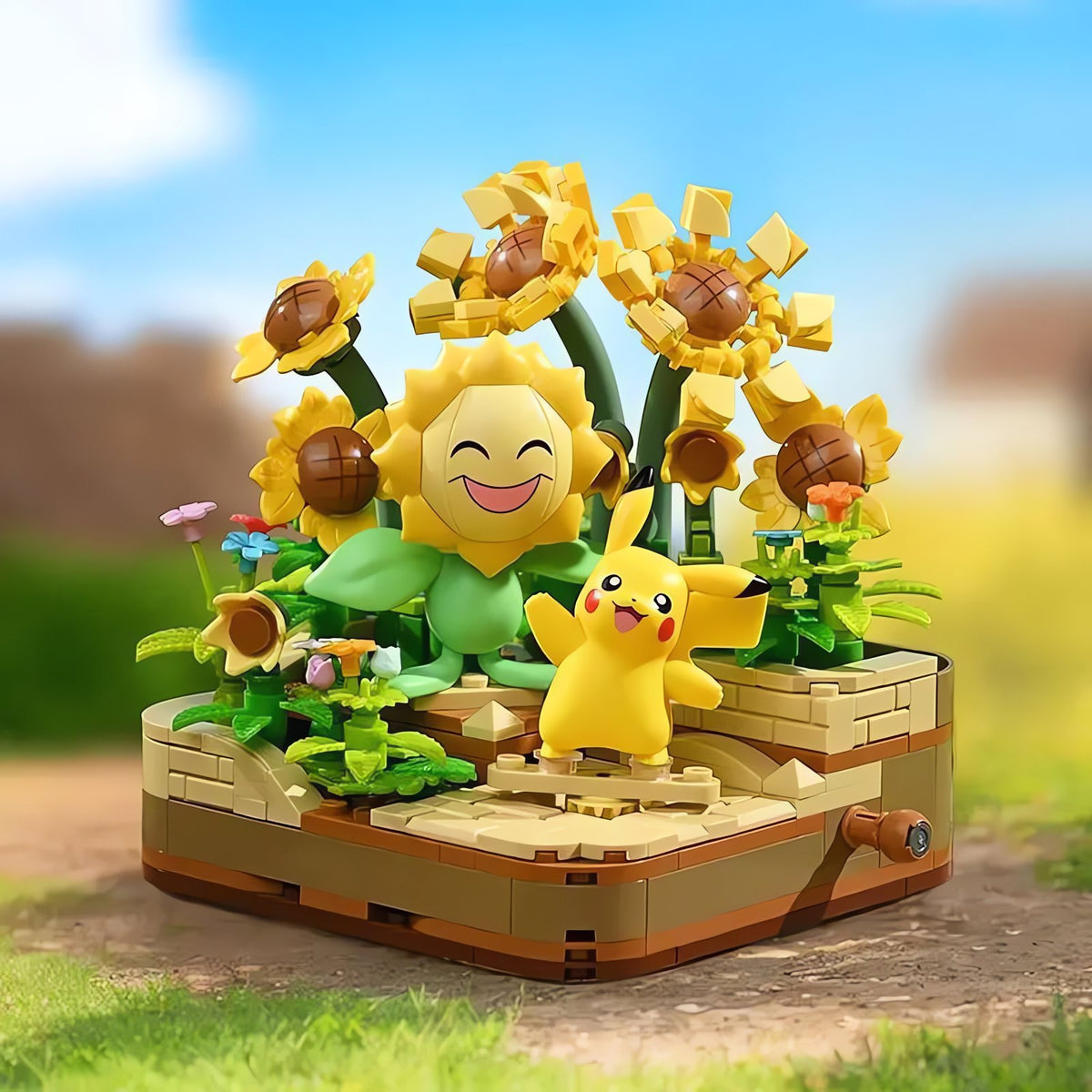 Pokémon building block set with Pikachu – Pikachu Sunflower