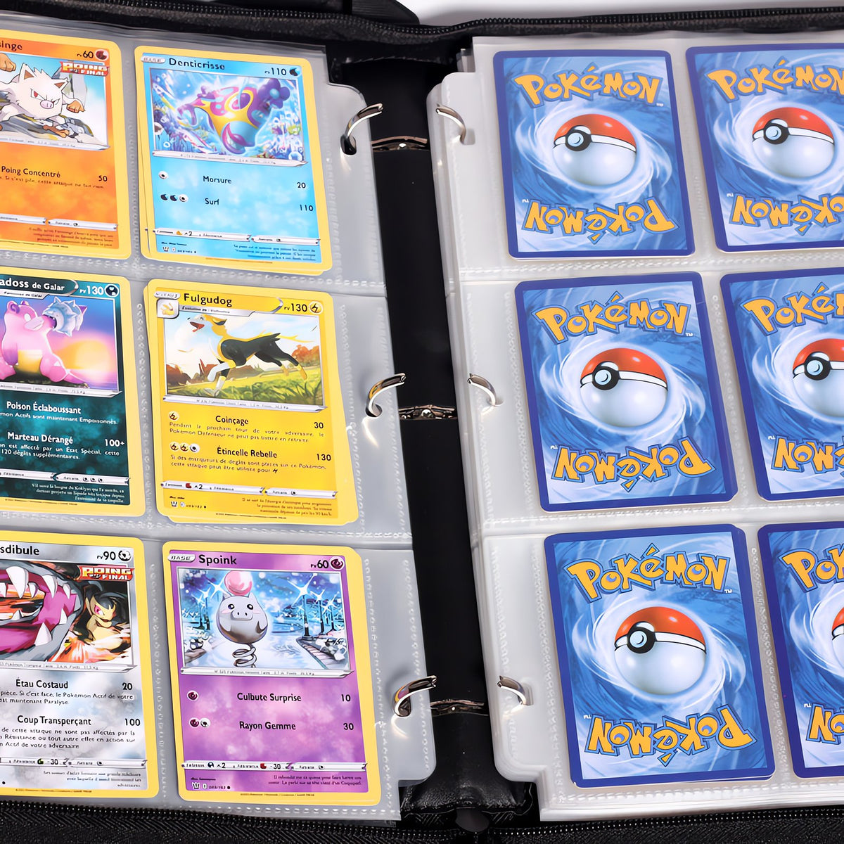 Pokémon card binder with zip, holds 720 cards – photo 3