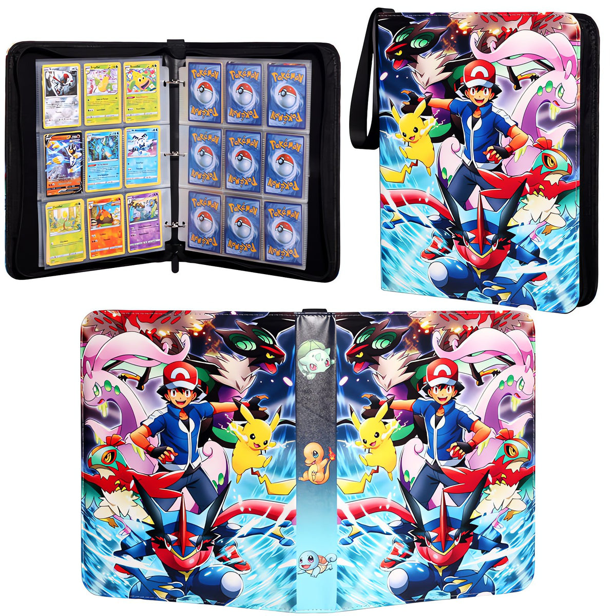 Pokémon card binder with zip, holds 720 cards – photo 5