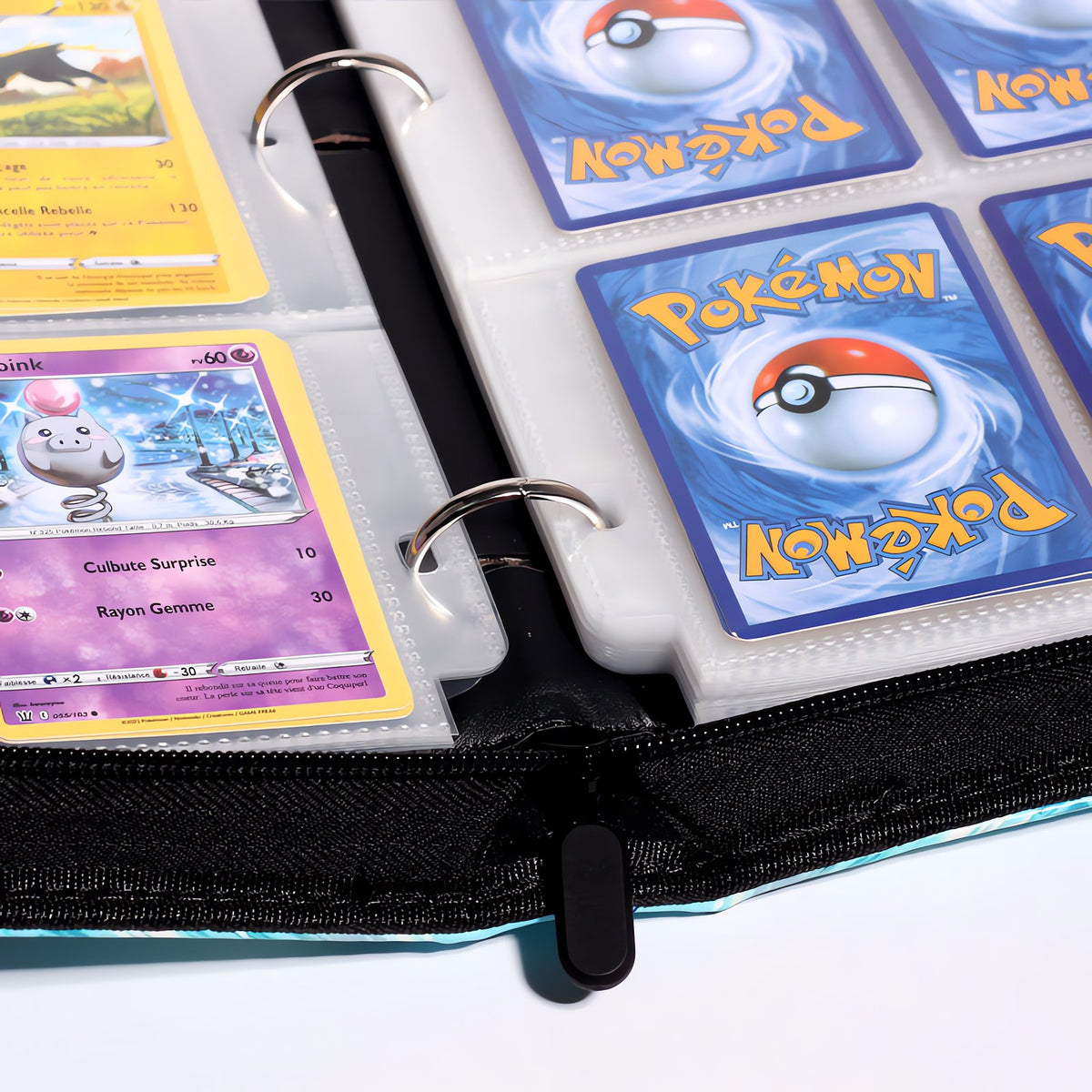 Pokémon card binder with zip, holds 720 cards – photo 6