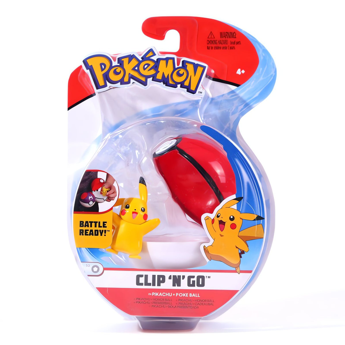 Pokémon Clip 'n' Go Poké Ball with figure and belt clip