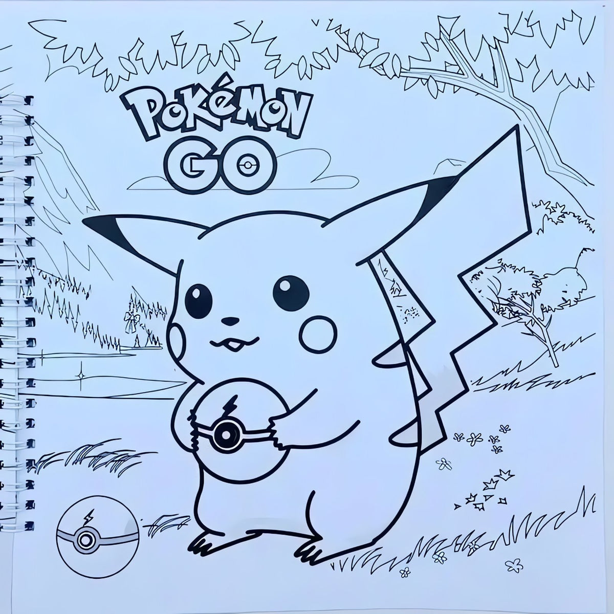 Pokémon colouring book with spiral binding – photo 2