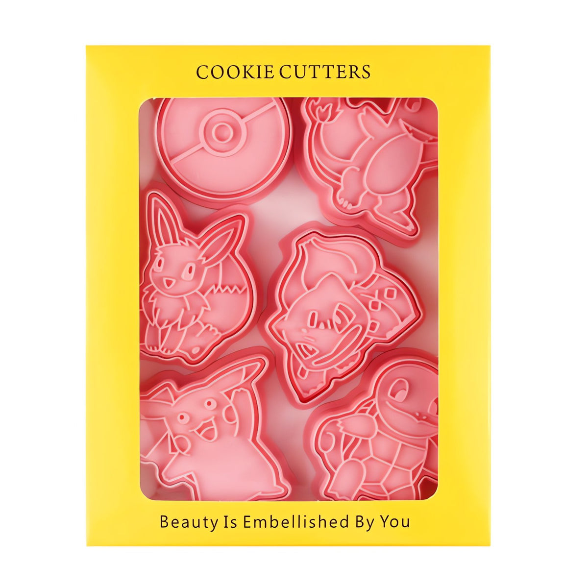 Set of six Pokémon cookie cutters – photo 6