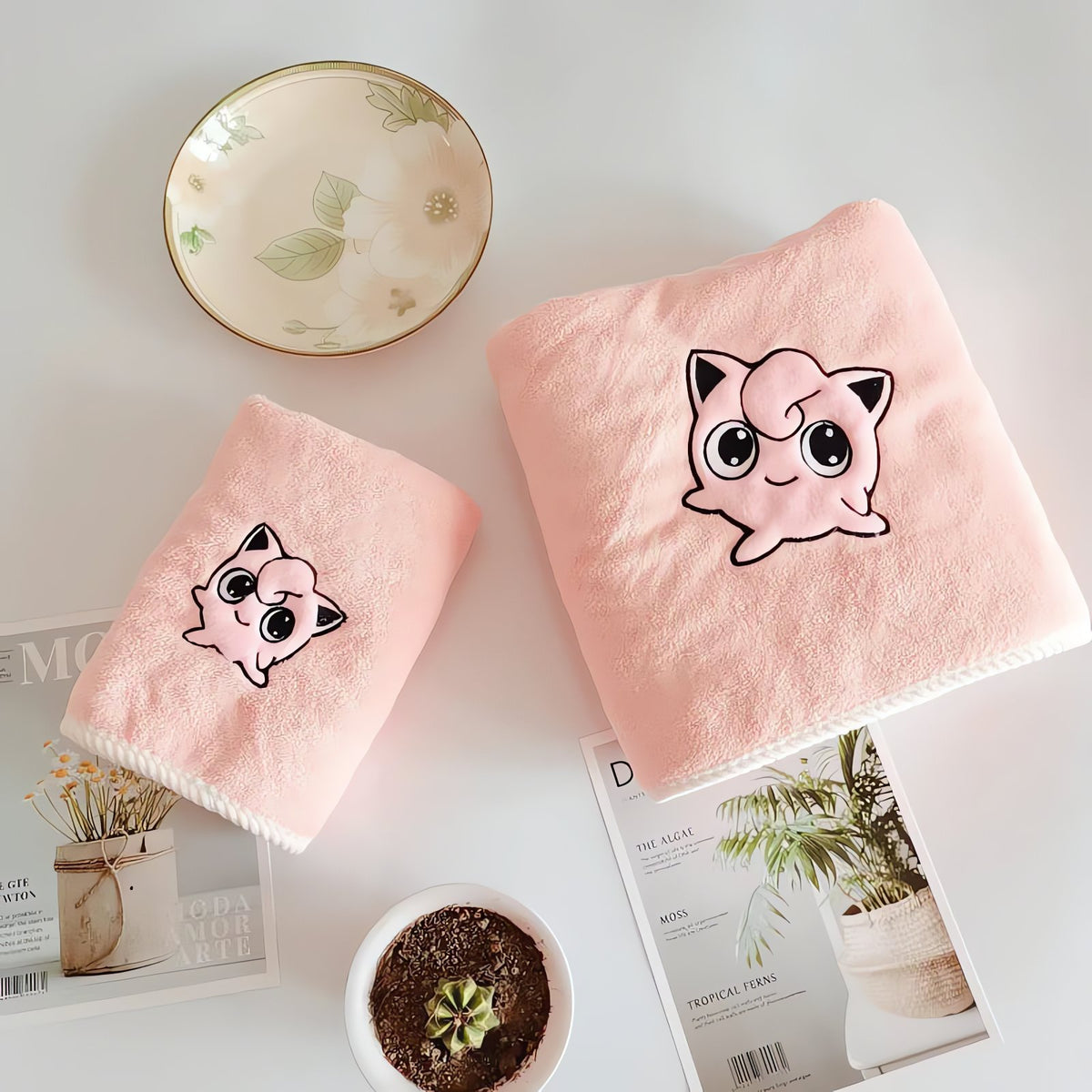 Pokémon coral velvet towel – photo 4