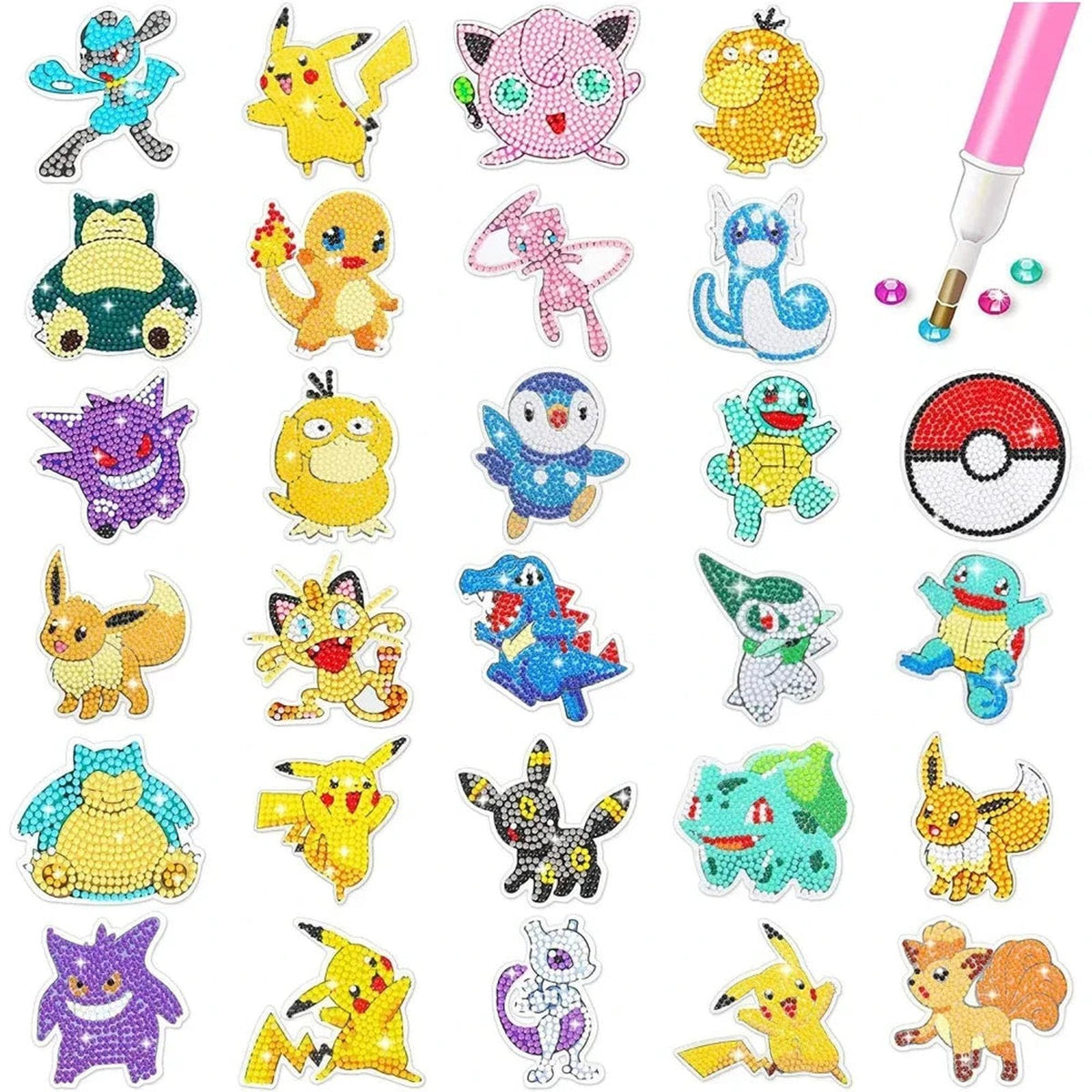 Pokémon diamond DIY sticker with Pikachu – photo 3