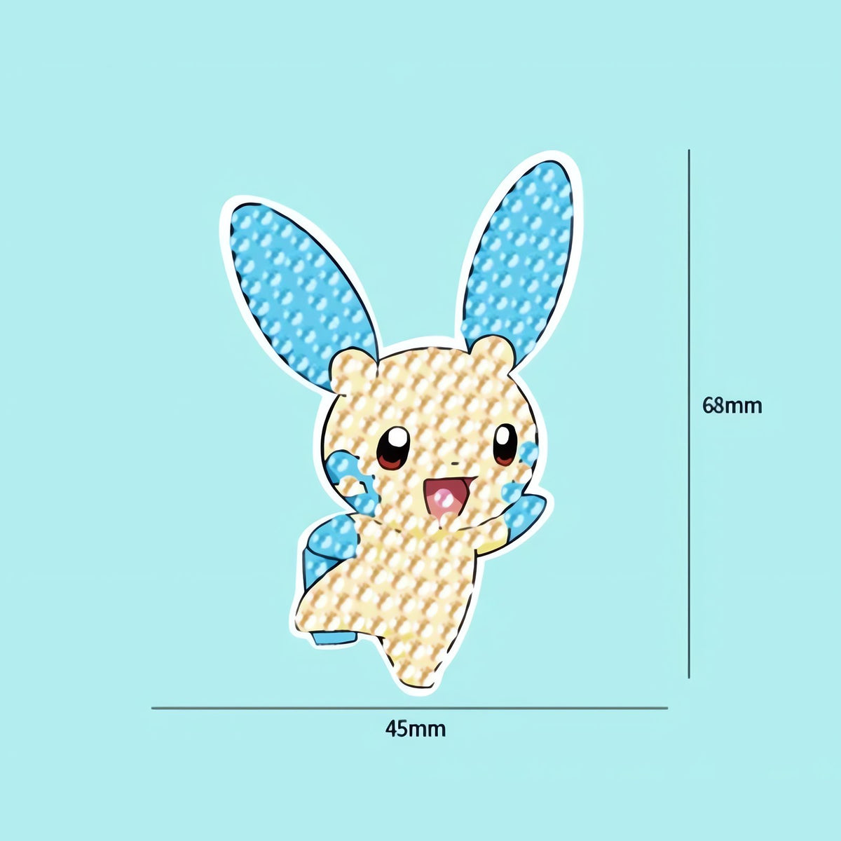 Pokémon diamond DIY sticker with Pikachu – photo 4