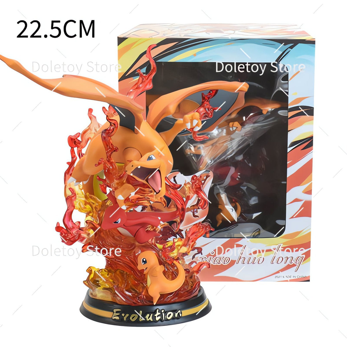 Charizard evolution figure showing three stages – Charizard