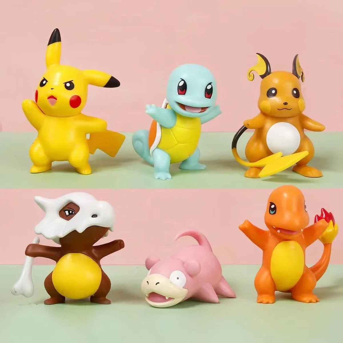 Set of six Pokémon figures