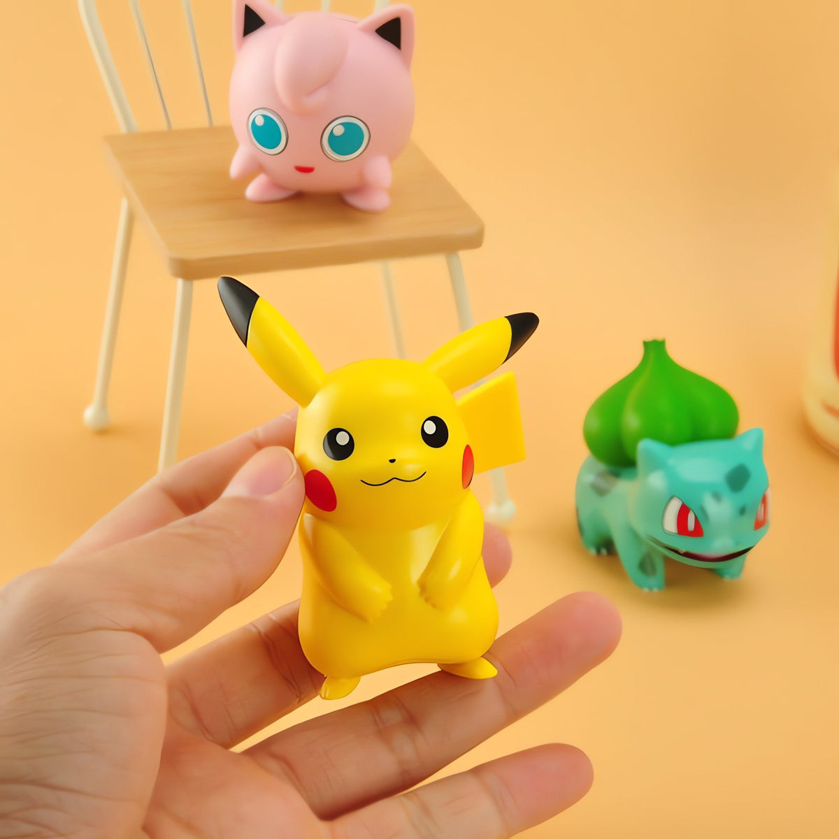 Set of six Pokémon figures including Pikachu and Squirtle – photo 7