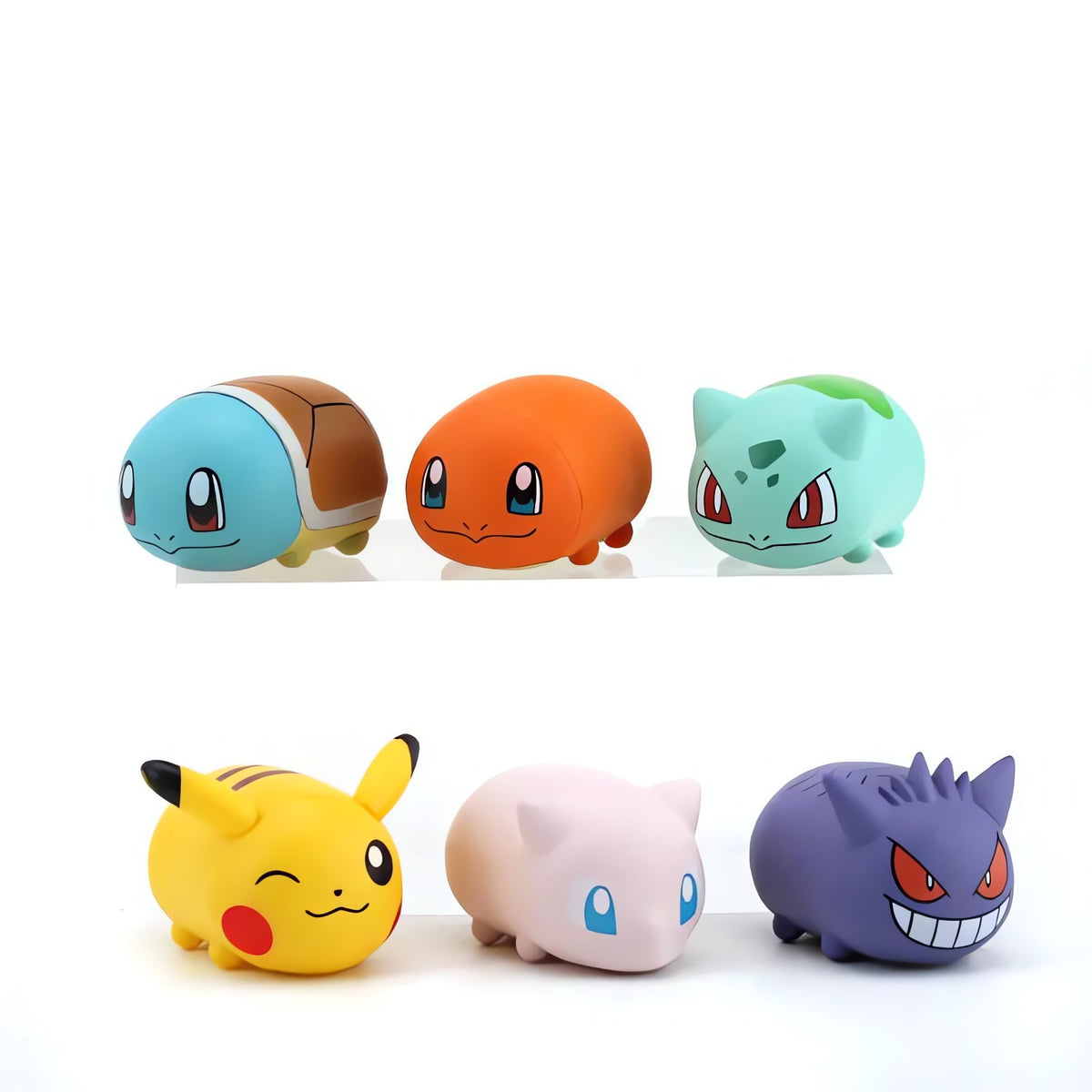 Set of six Pokémon figures