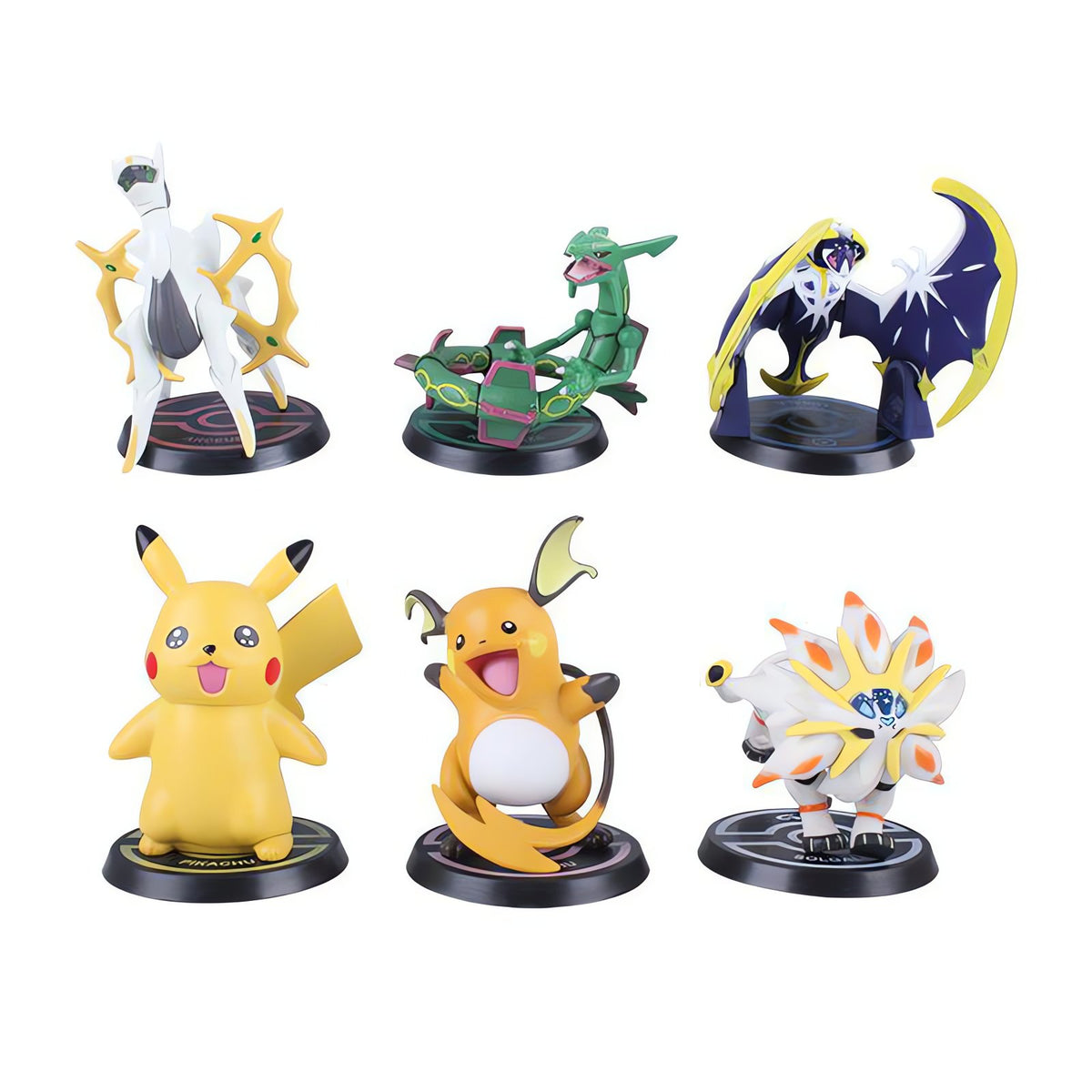 Set of six Pokémon Trading Figure Game figures