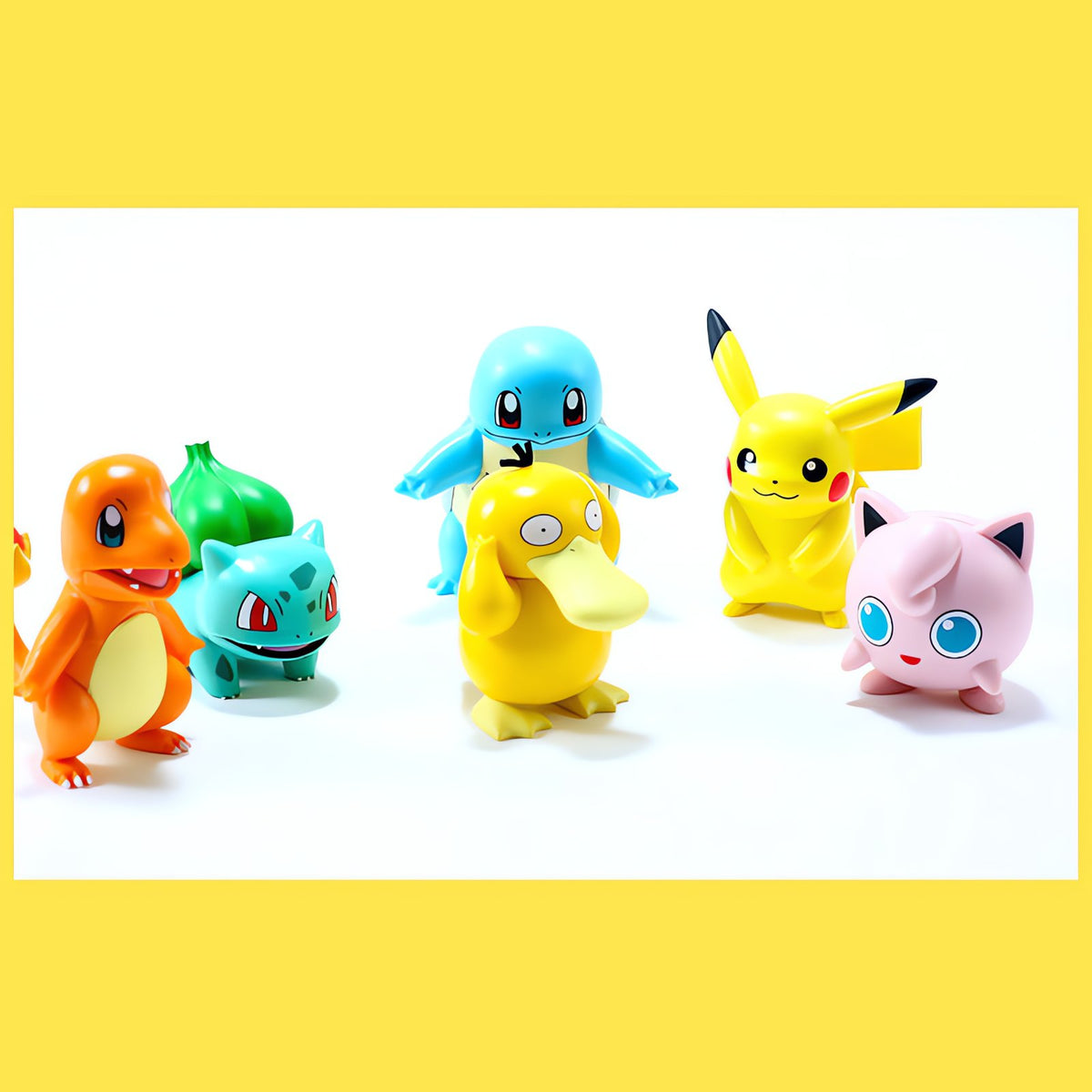 Six Pokémon figures including Pikachu and Squirtle – photo 3