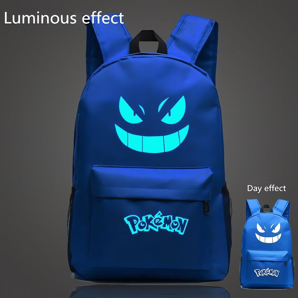 Pokémon glow-in-the-dark backpack – Navy Blue