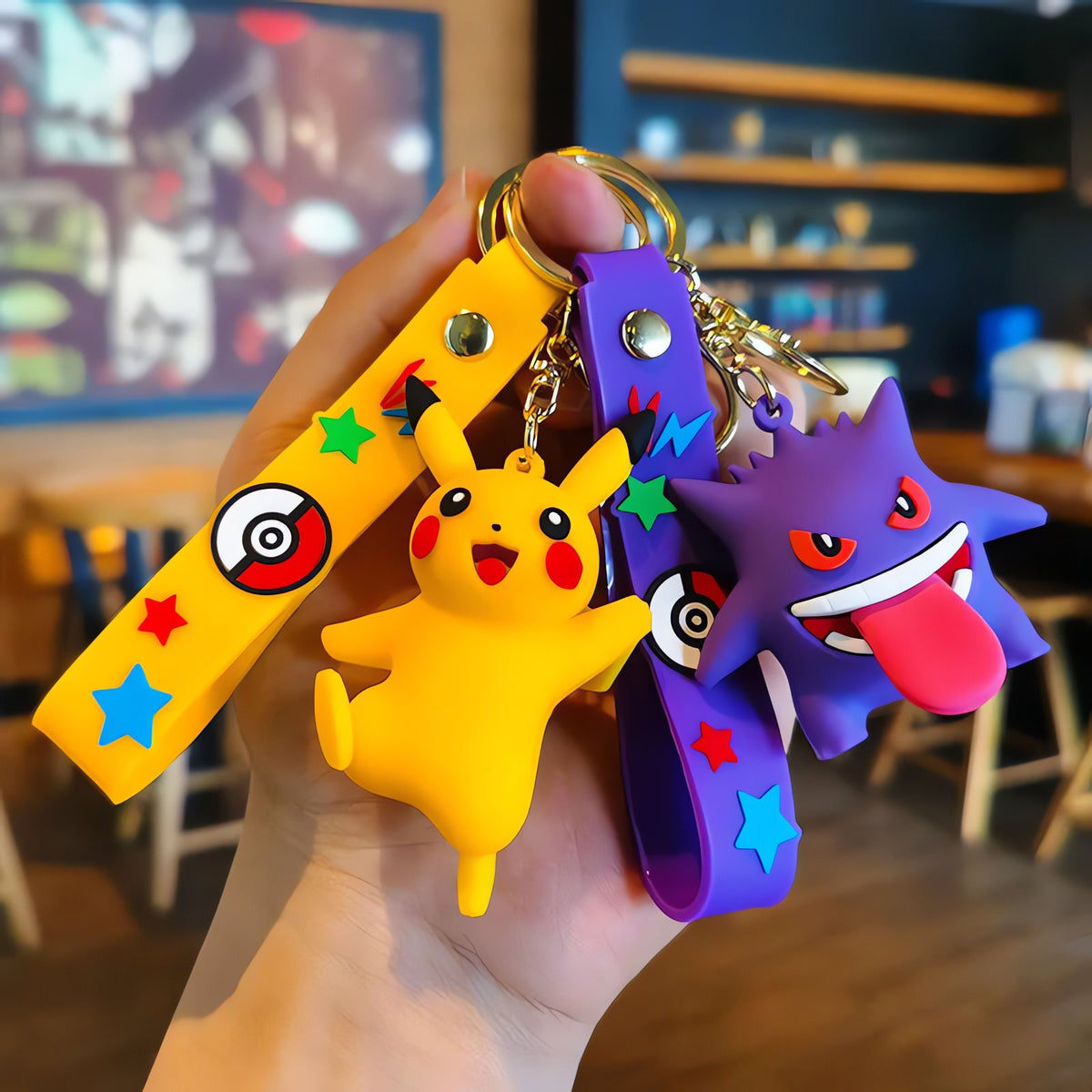 Pokémon keyrings with Pikachu and Charmander – photo 3