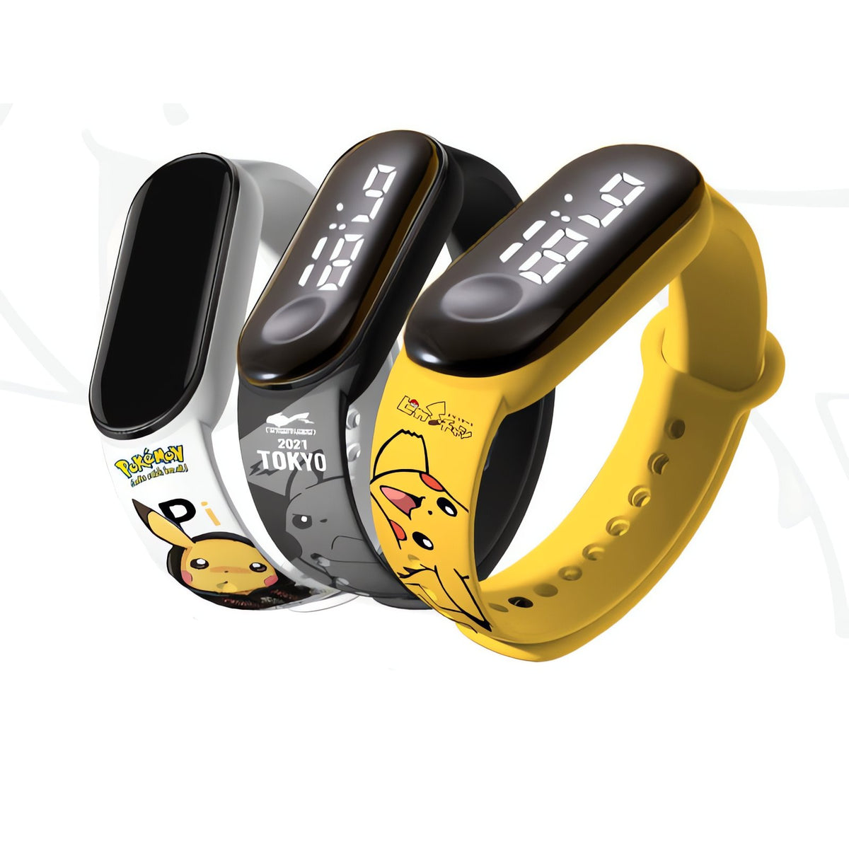 Pokémon kids' LED digital watch