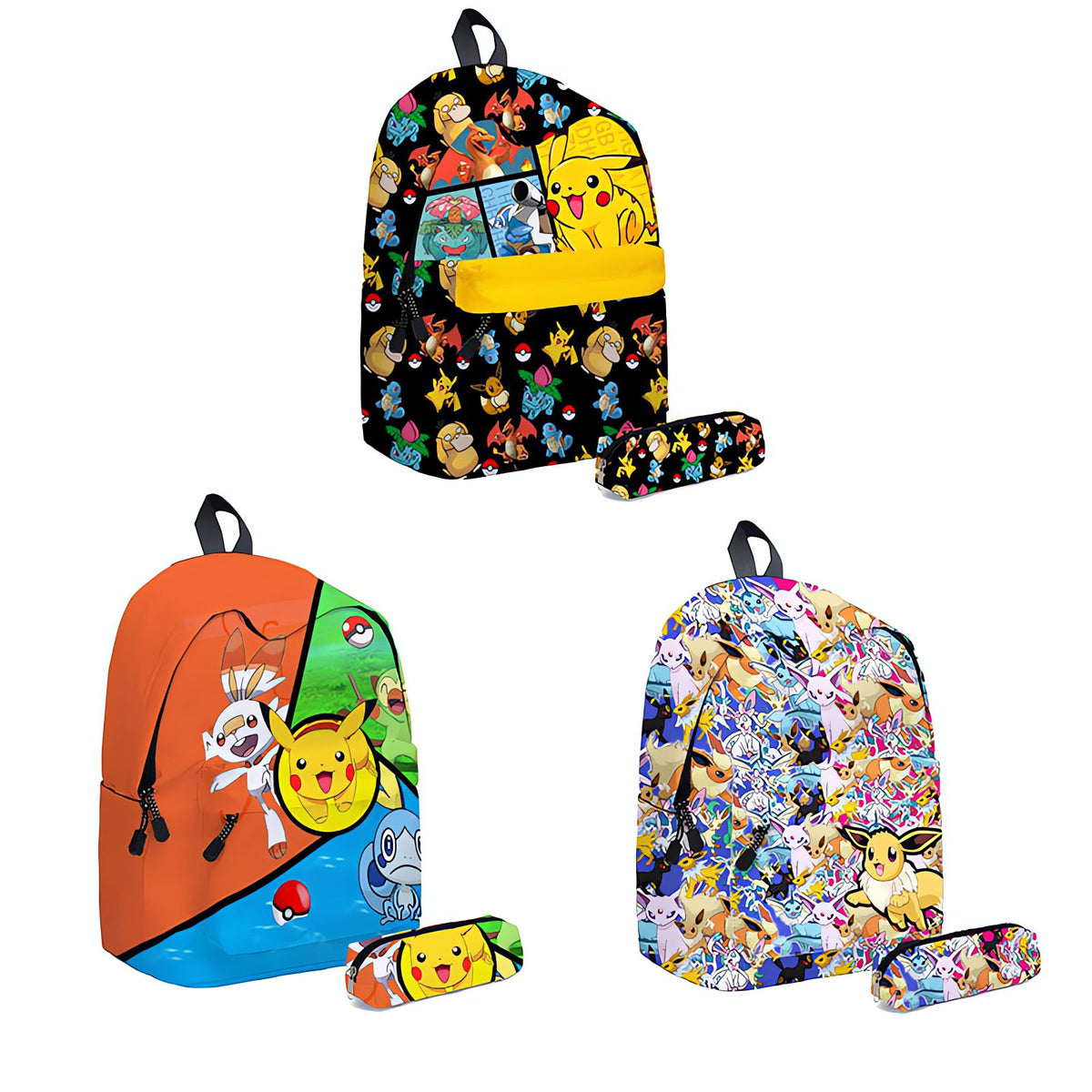 Pokémon kids' school backpack and pencil case set