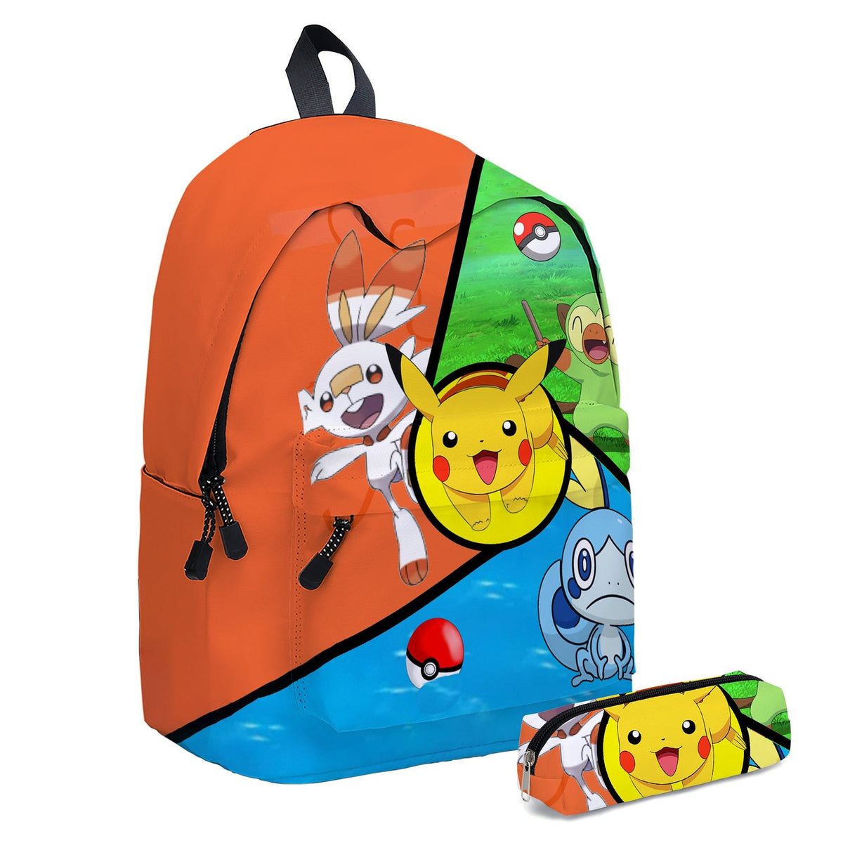 Pokémon kids' school backpack and pencil case set – photo 12