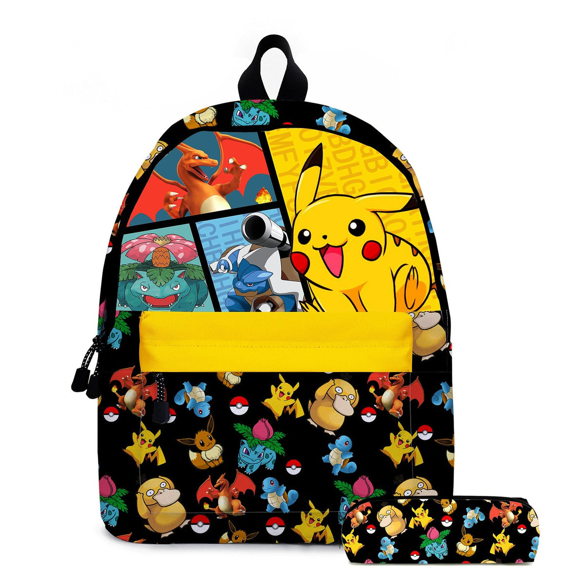 Pokémon kids' school backpack and pencil case set – Set 1