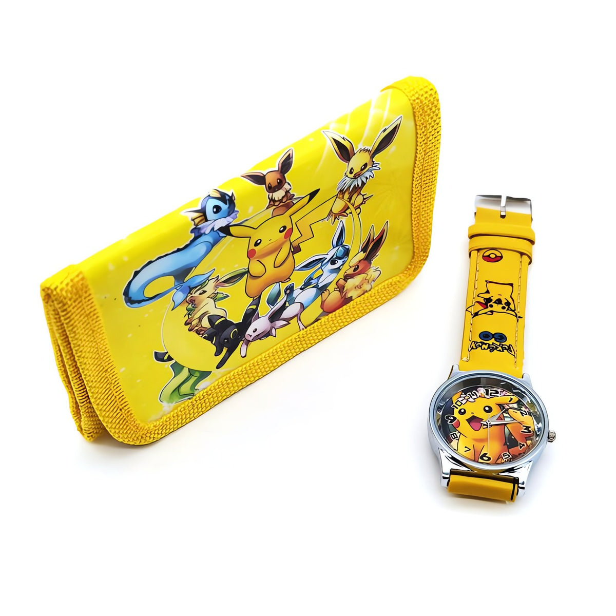 Pokémon kids' wristwatch and purse set