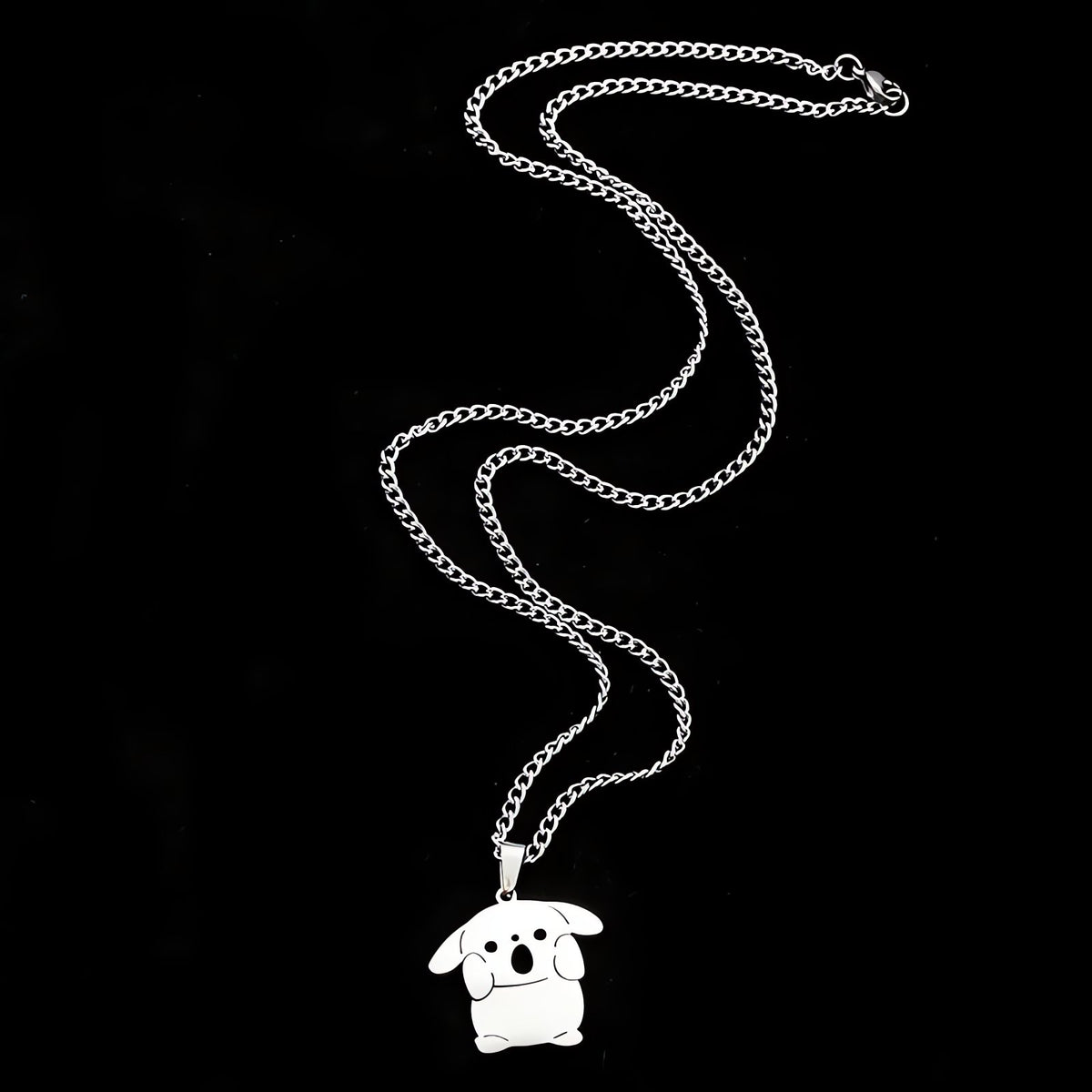Pokémon pendant necklace in silver – Pikachu B