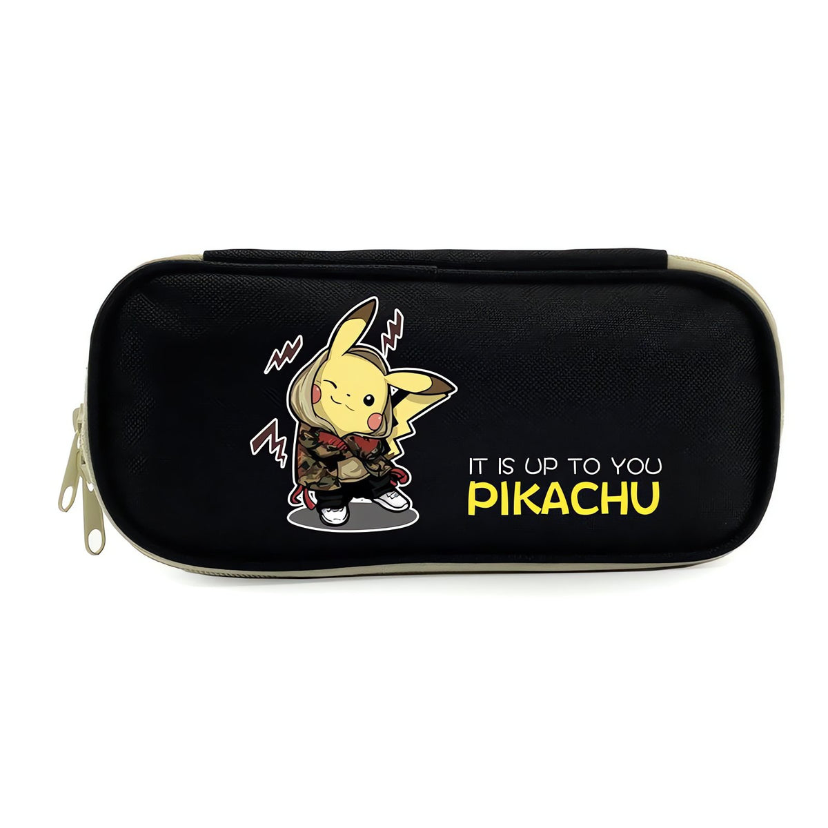 Black Pokémon pencil case with Pikachu – B