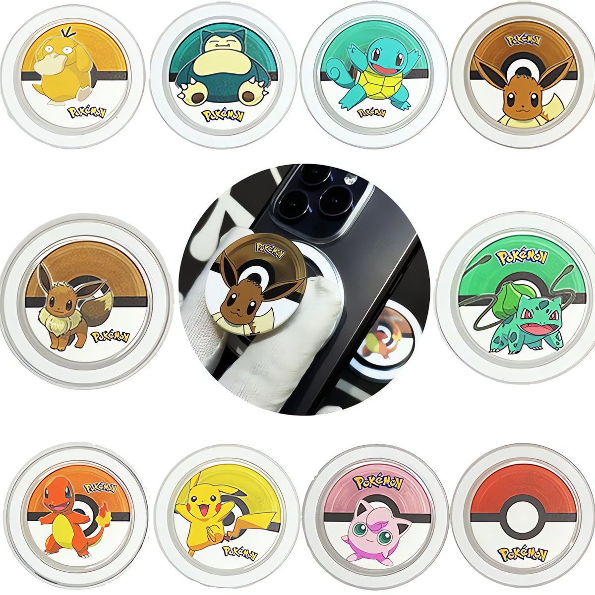Pokémon phone grip holder