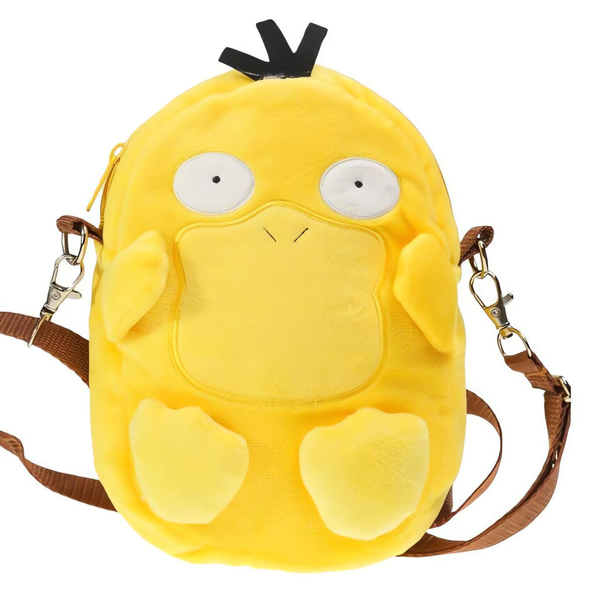 Pokémon plush bag with removable straps – Psyduck