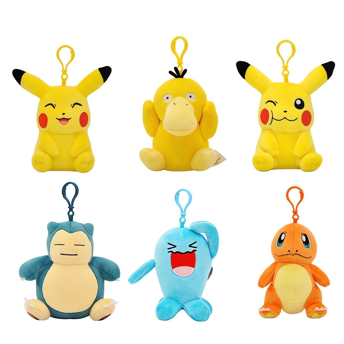 Pokémon plush keyring with chain