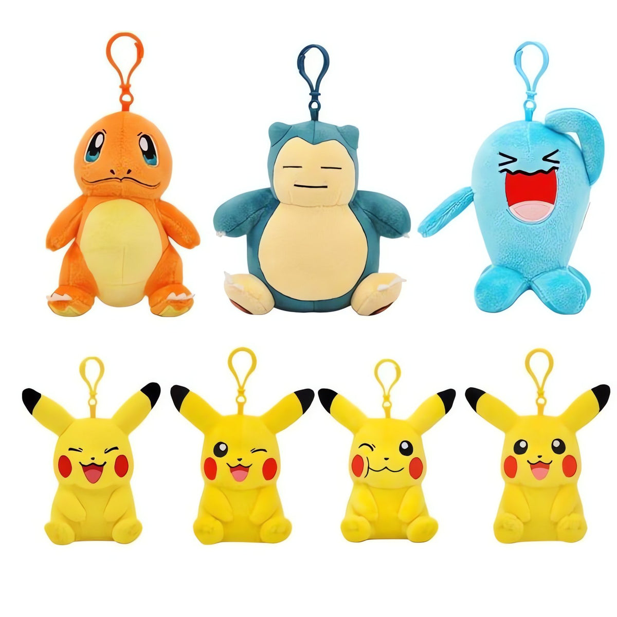 Pokémon plush keyring, approx. 11cm