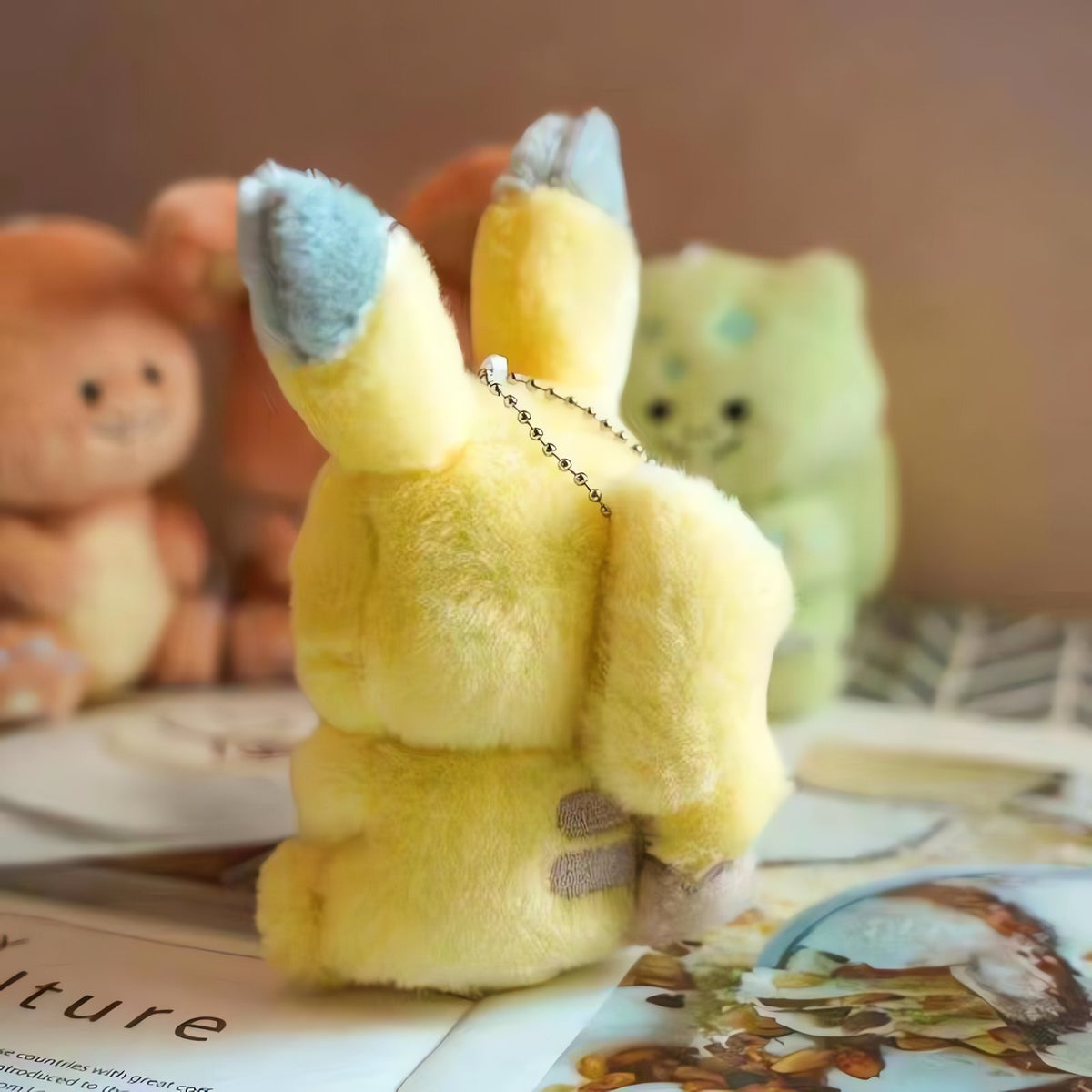 Pokémon plush keyring with chain – photo 23