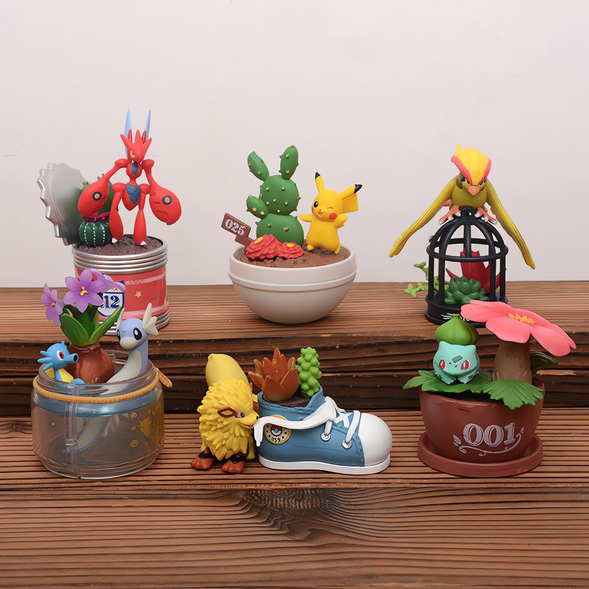 Six Pokémon Pocket Botanical figures with plants – photo 5
