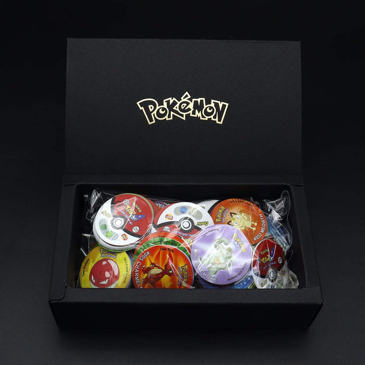 160 Pokémon Pogs with storage box – photo 2