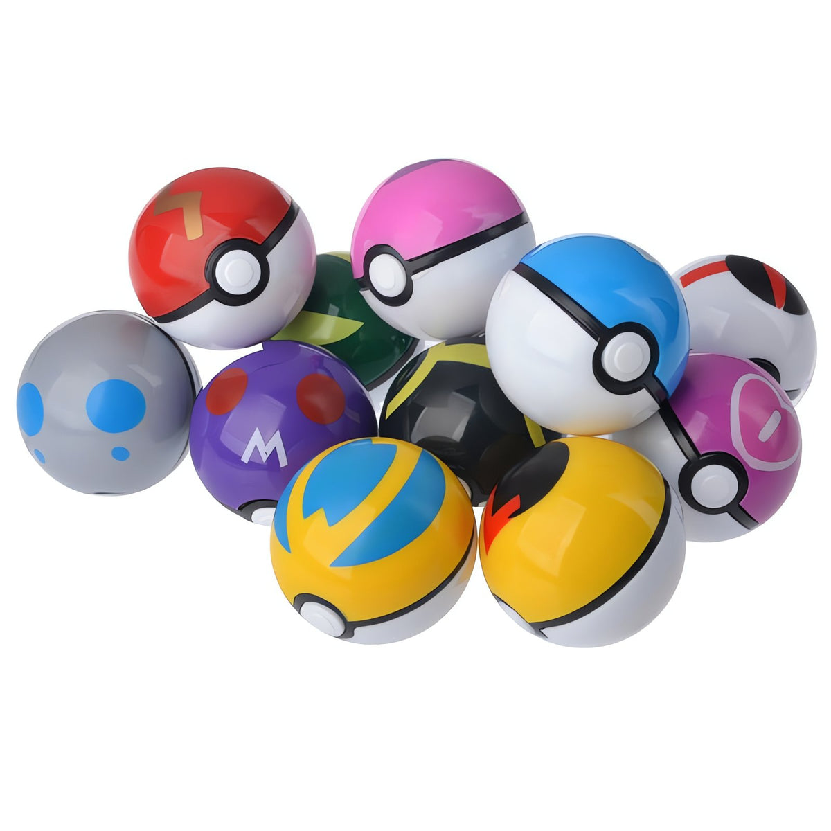Box set of 12 mini Poké Balls with figures – photo 4