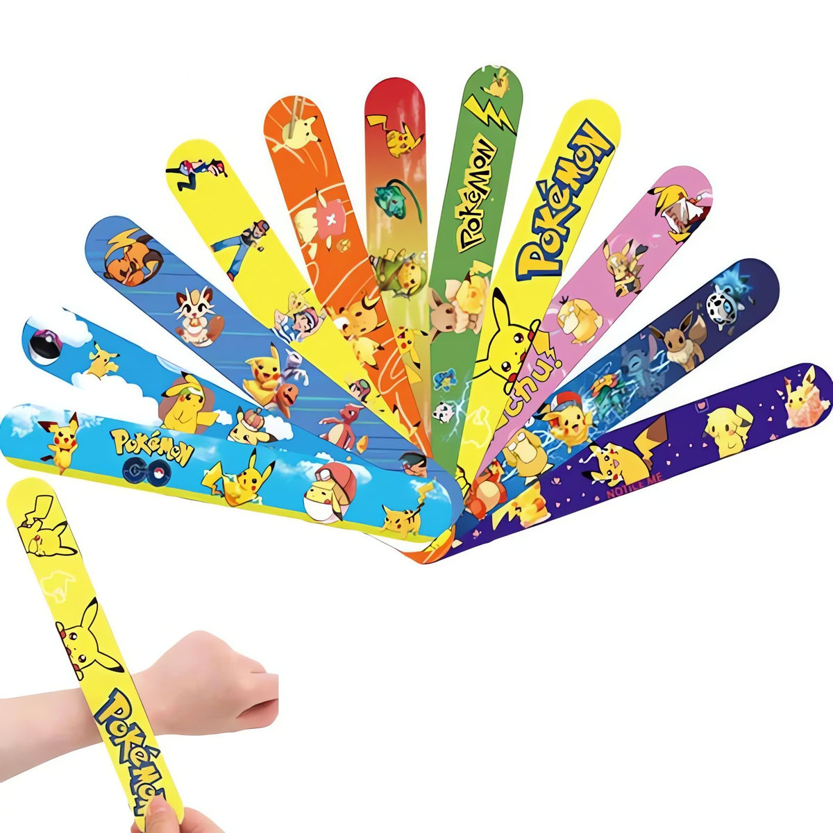 Pack of Pokémon slap bracelets – photo 2