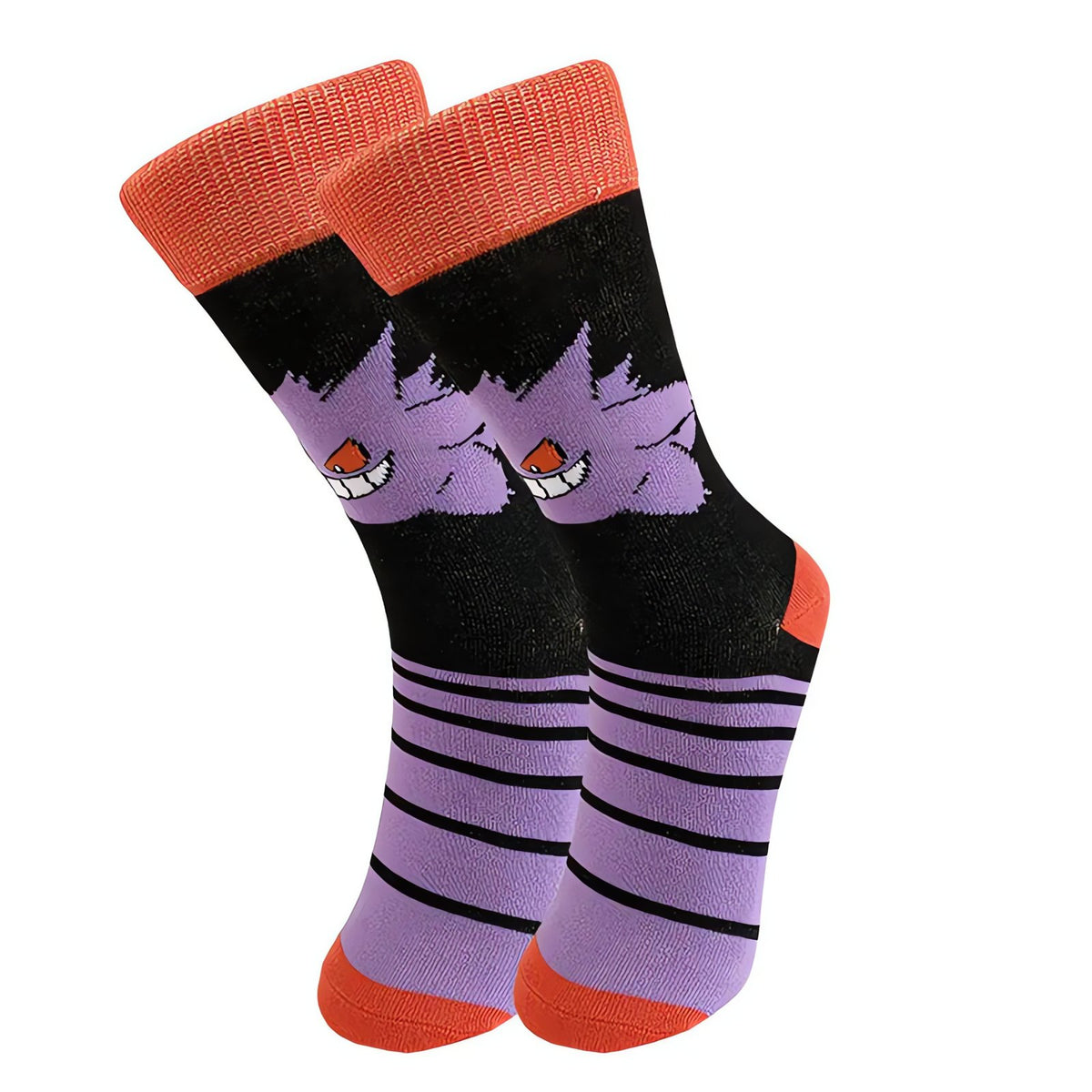 Pokémon socks with Pikachu and Eevee designs – 1 Pair Gengar