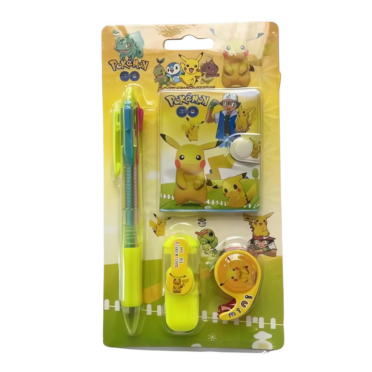 Pokémon writing and school set