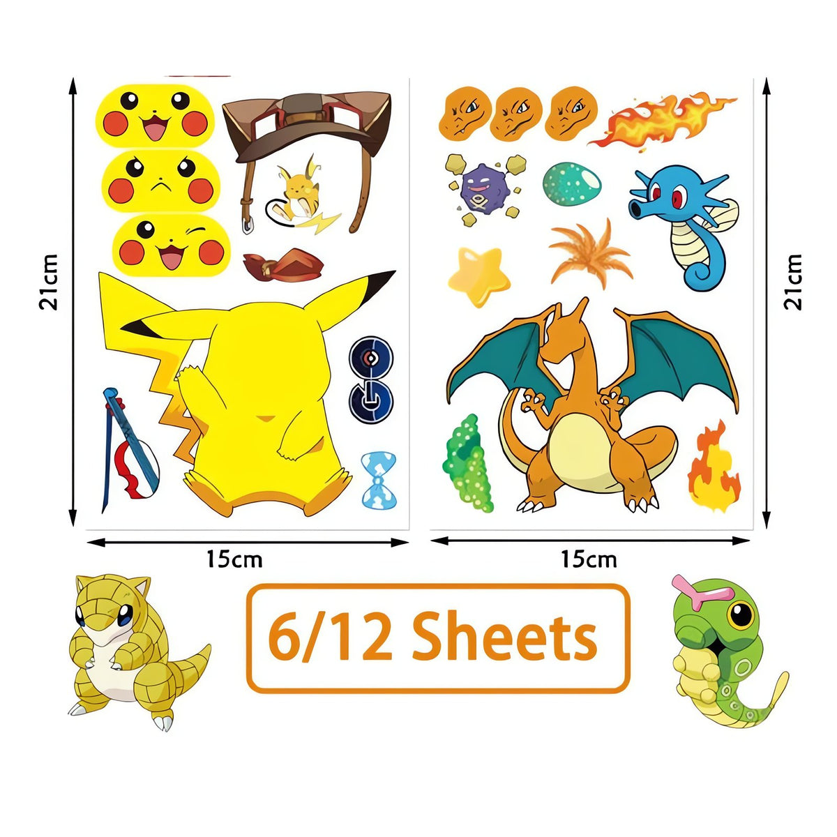Pokémon sticker puzzle set – photo 4