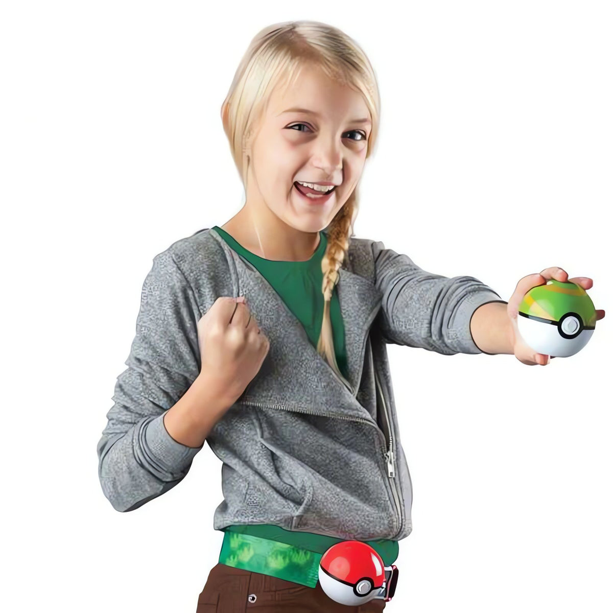 Pokémon trainer belt with Poké Ball and figure – photo 2