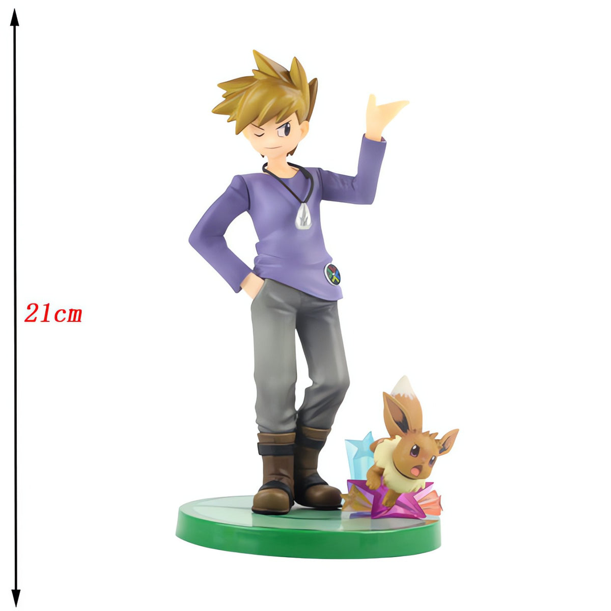 Pokémon trainer collectable figure with partner Pokémon – photo 17