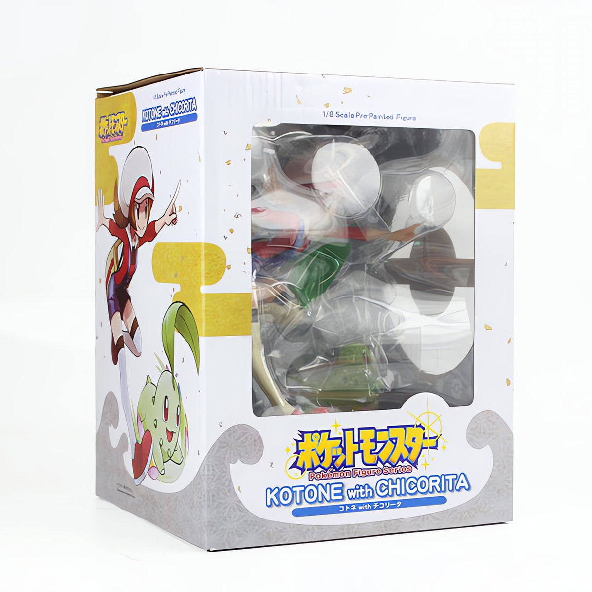 Pokémon trainer collectable figure with partner Pokémon – 18cm