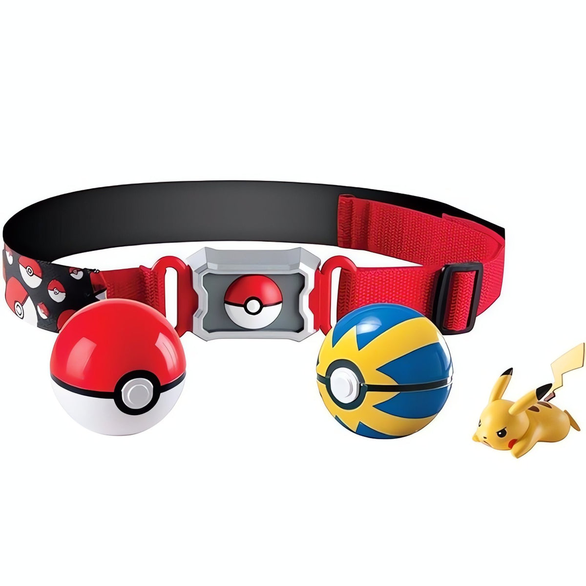 Pokémon trainer set with belt, Poké Balls, bag and figure – photo 19