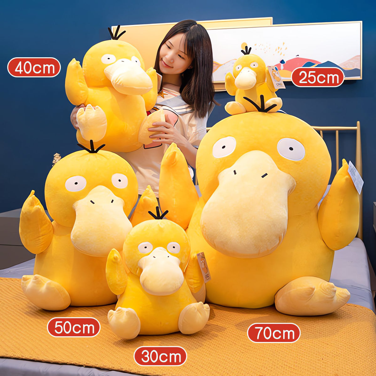 Psyduck plush toy with flippers on its head – photo 2