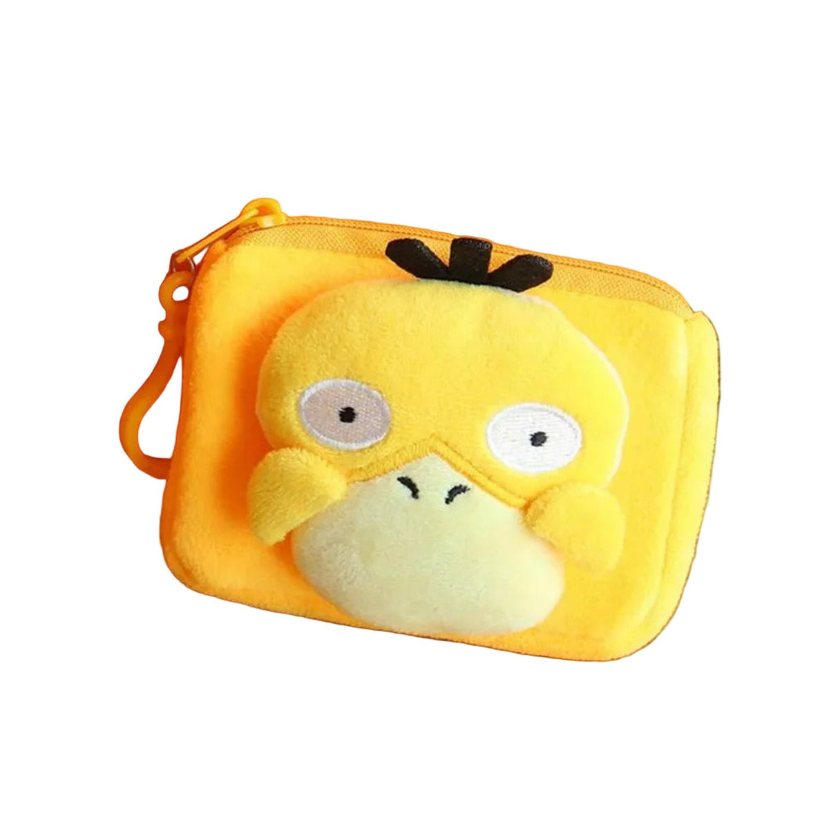 Fluffy Psyduck coin purse with clip – photo 5