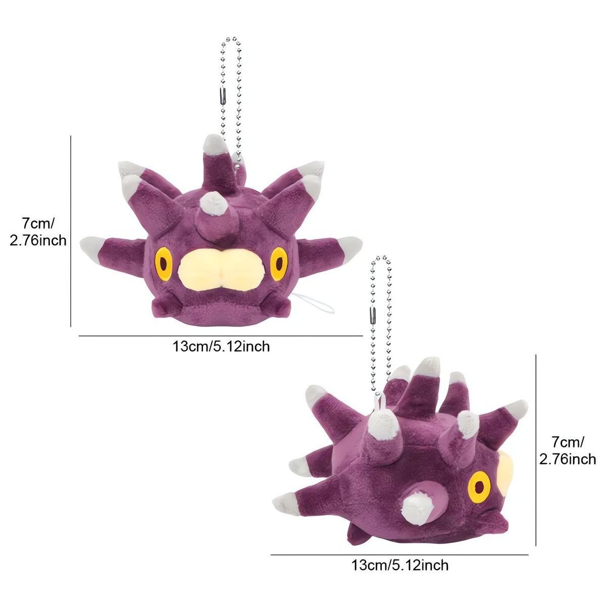 Pokémon plush keyring – Pincurchin