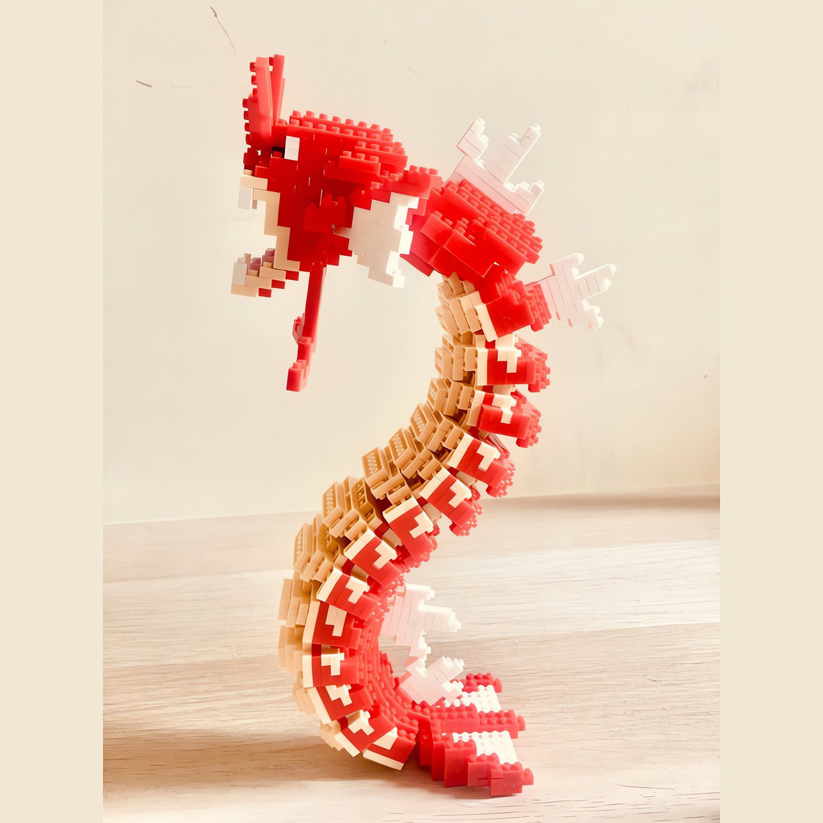 Red Gyarados building block set – photo 4
