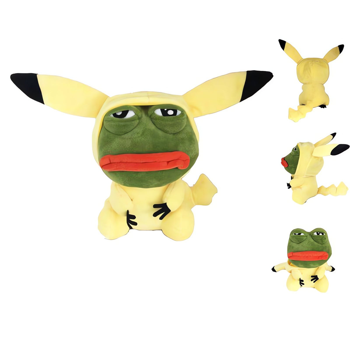 Sad Frog plush dressed in a Pokémon costume – photo 9